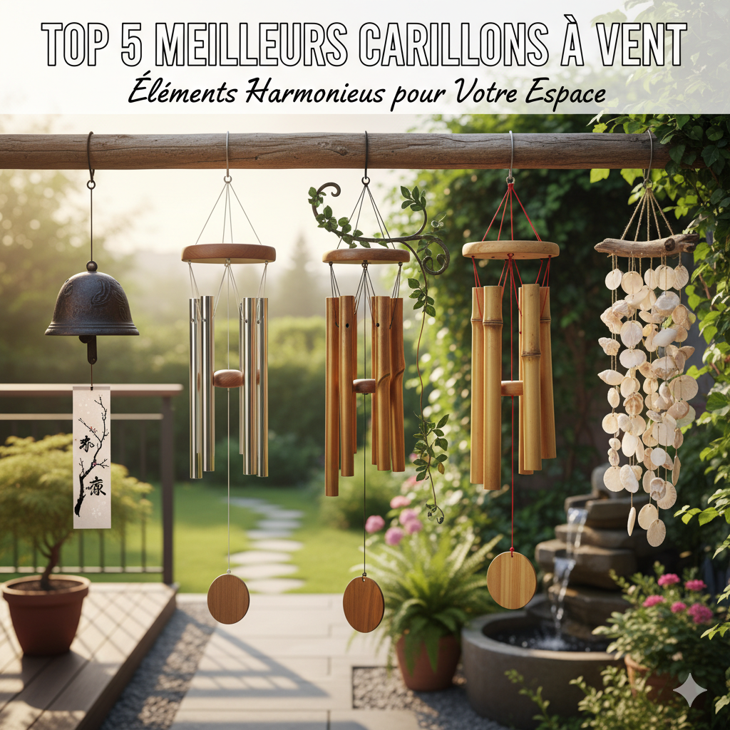Classement : Les 5 meilleurs Carillons à Vent 2025