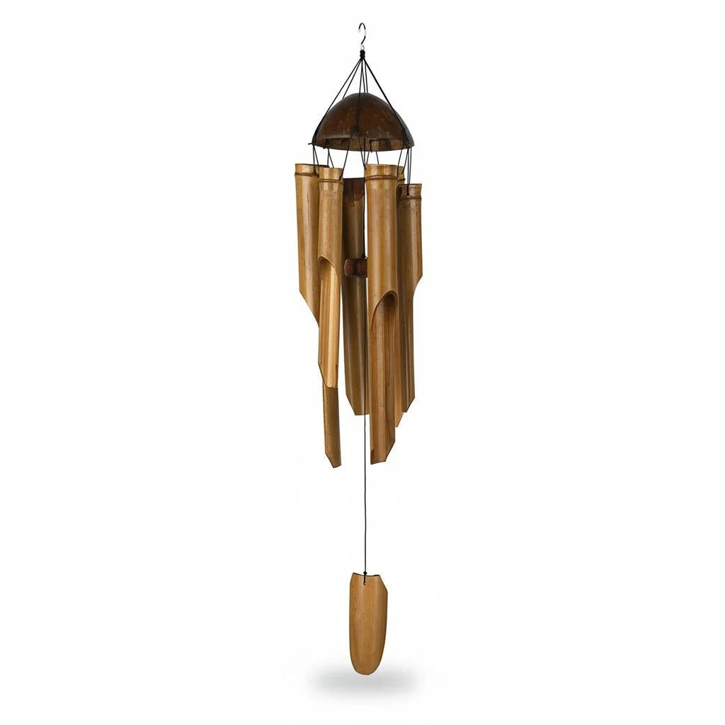 Carillon Ancien en Bois Bambou Naturel disponible chez Mon Carillon