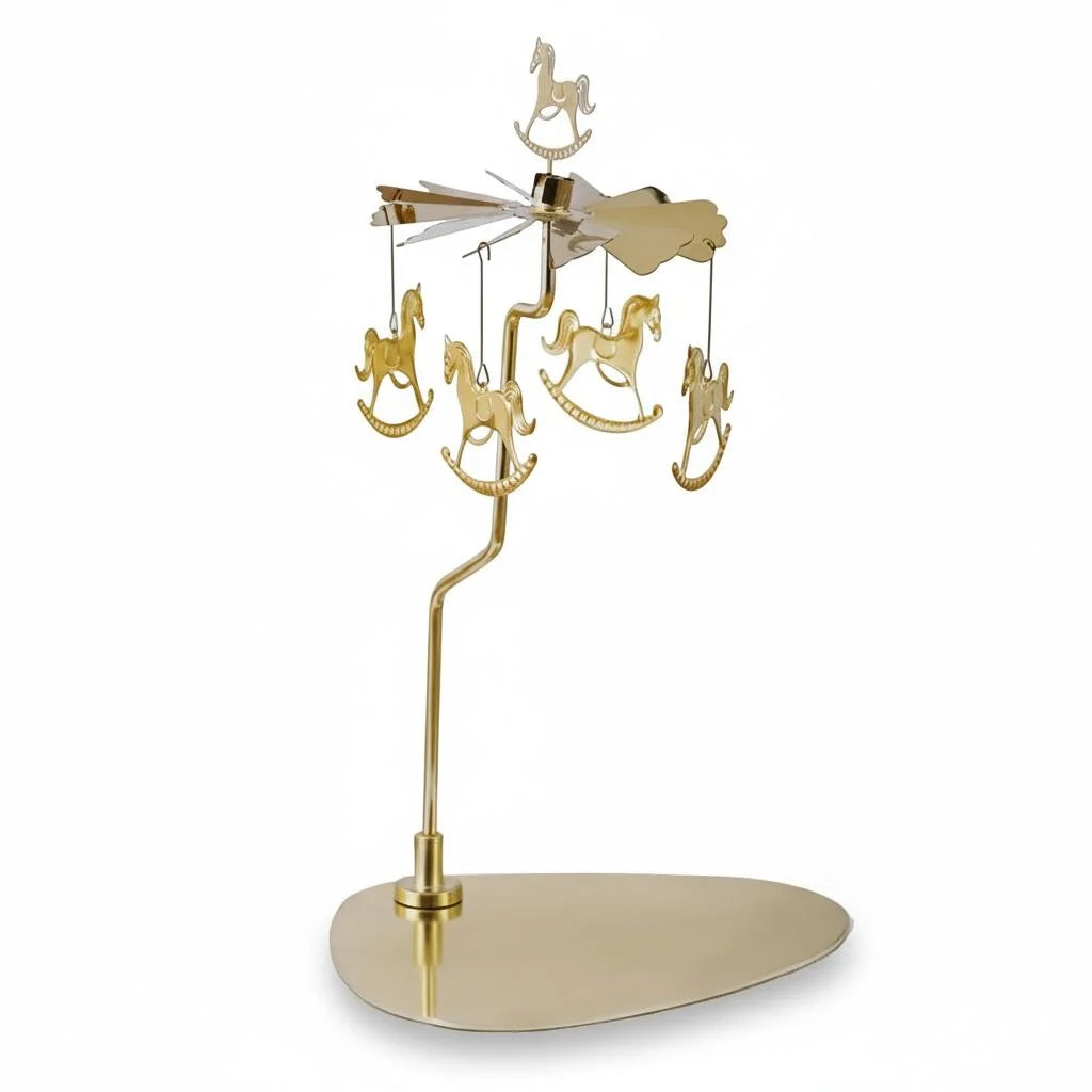 Carillon de Noël avec Bougie Cheval à Bascule disponible chez Mon Carillon