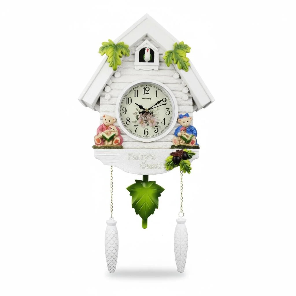 Horloge Carillon Mécanique Ourson Primaire disponible chez Mon Carillon