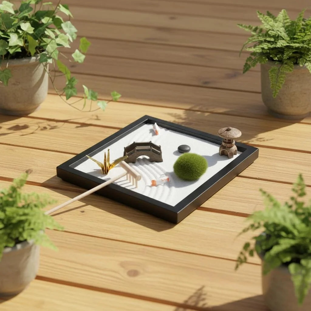 Petit Jardin Zen Miniature disponible chez Mon Carillon