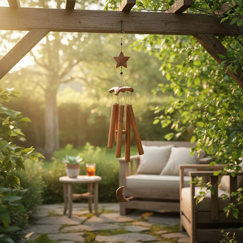 Suspension Sonore en Bambou disponible chez Mon Carillon