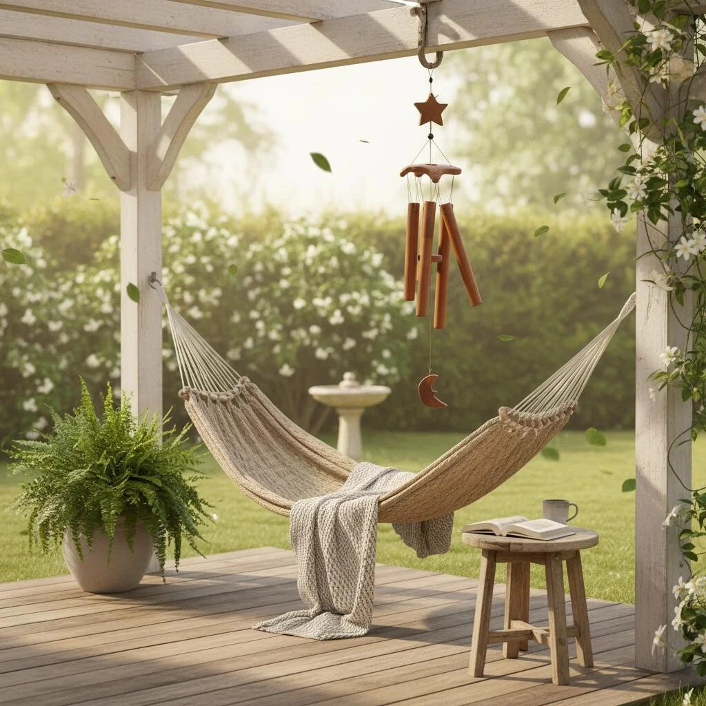 Suspension Sonore en Bambou disponible chez Mon Carillon