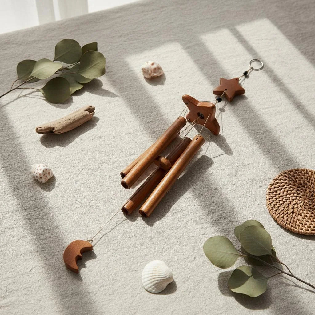Suspension Sonore en Bambou disponible chez Mon Carillon